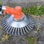 Professional Knotted 200mm sweeper Weed brush for grass trimmer