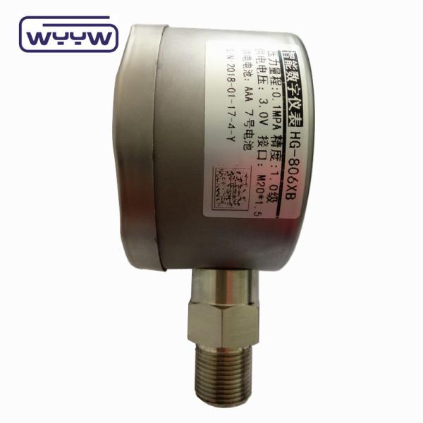 Full Stainless Steel 1000 Psi Pressure Gauge 80mm Battery Precision Digital