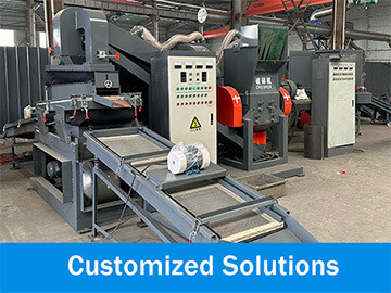 Industrial Scrap Metal Double Shaft Shredding Machine Metal Crusher