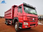 19.32m3 375HP SINOTRUK Tipper Truck With Short Mileage
