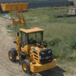 Heavy Duty Wheel Loader Machine For Waste 1500 KG Load
