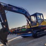0.6m3 Hydraulic Crawler Excavator Reliability Rubber Track Excavator
