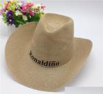 Summer hat men's western big cowboy hat knitted hat advertising hat hood 58cm