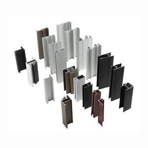 Quality Mill Finished 6063 Aluminium Door Frames Wood Grain Aluminium Sliding Door Extrusions wholesale