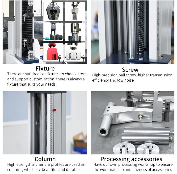 5kn Universal Electronic Tensile Testing Machine for Plastic