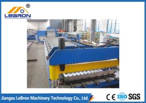Quality New blue color corrugated roof sheet roll forming machine / corrugated roof roll forming machine wholesale
