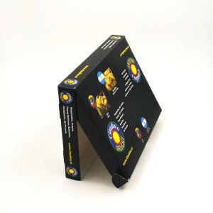 Quality Rigid Packing Paper Box Embossing / Glossy / Matt Lamination Black Color wholesale
