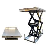 Stationary Heavy Duty Scissor Lift Platform 2000kg Max Height 1780mm Double