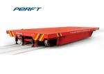 Heavy Load Rail Transfer Cart Carbon Steel Electric Battery Powered Railway Flat