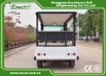 Silver 11 Seater Electric Sightseeing Bus 7.5KW KDS Motor 1 Year Warranty