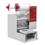 SUS304 Table Top Tray Sealing Machine Roll Film for tray and bowl