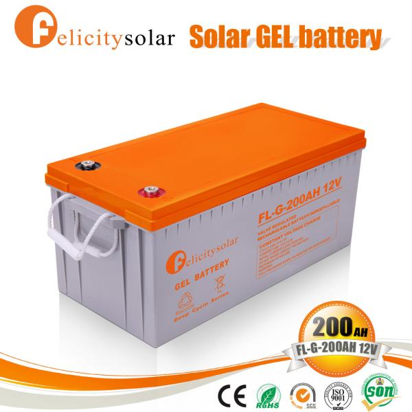 Felicity solar battery 12v 200ah pack 12v 100ah 150ah gel battery batteries