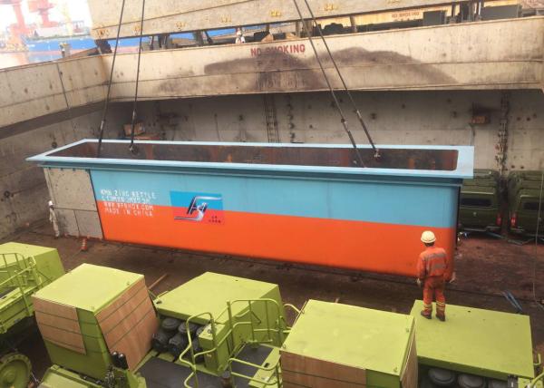 Professional Hot Dip Galvanizing Equipment Zinc Kettle Bath Pot In Long Service
