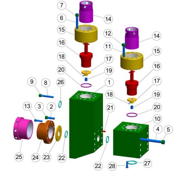 F1600 mud pump, Southwest FB1600 mud pump, 14P220 mud pump, 12P160 mud pump, MISSION "L" MODULE FOR PZ-10, PZ-11