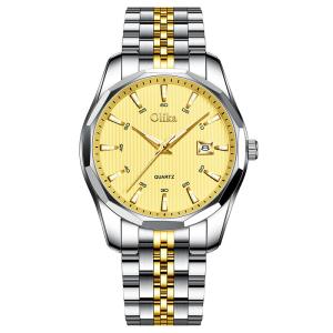 Quality 10.9mm Thickness Fashion Quartz Watches , 304L Stainless Steel Watch For Men wholesale