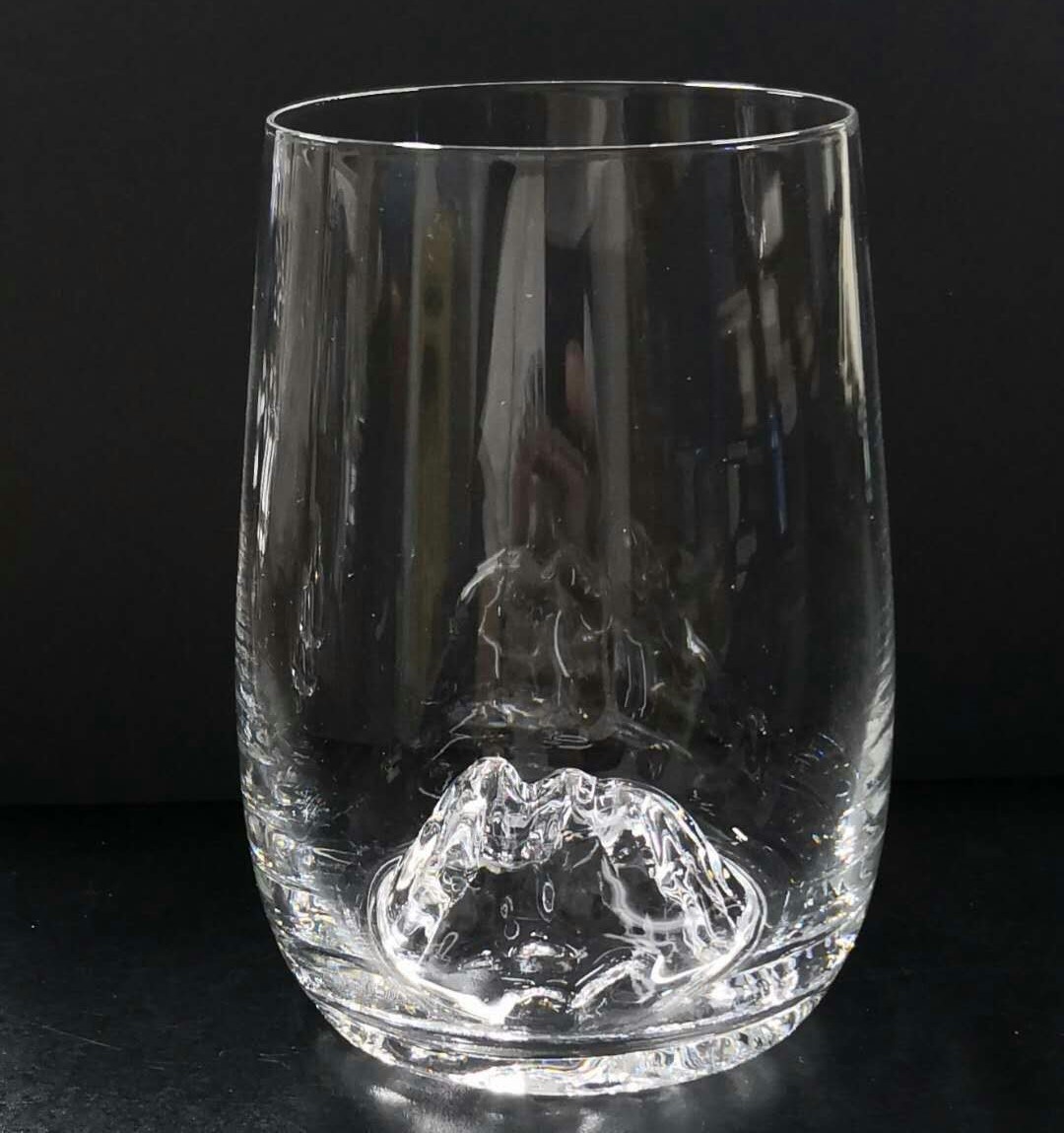 14 Oz Whiskey Glasses With Creative Ice Montain Bottom
