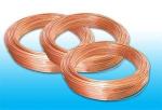 Plated Low Carbon Refrigeration Copper Tube , Bundy Tube 8 * 0.6 mm