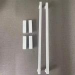 304 Stainless Steel Bathroom Glass Door Partition With Double Sliding Door