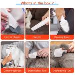 Low Noise Pet Grooming Vacuum Electric Clippers for Easy and Stress-Free