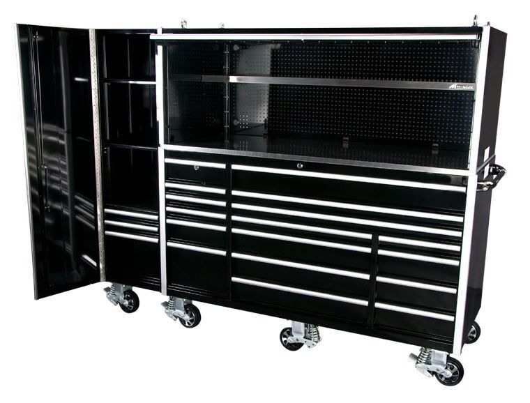 72" Rolling Tool Cabinet Heavy Duty Lockable Storage for Garage and Garden Equipment