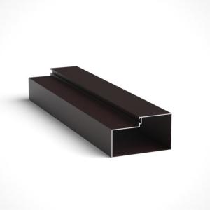 Quality Sliding Door Aluminum Extruded Profile Powder Coated 1.2mm 1.4mm Thinckness wholesale