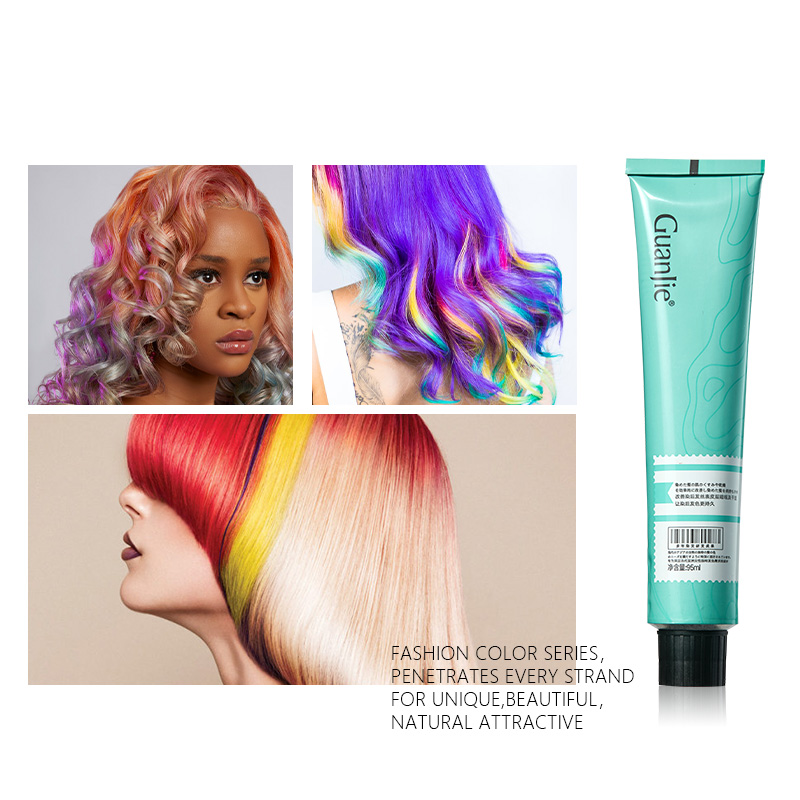 95ml Volume Herbal Private Label Hair Color Cream Multi Popular Colors Free Sample