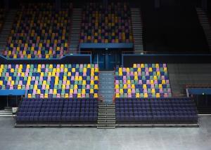 Quality Powerful Telescopic Seating Systems For Sport Hall Color Collocation wholesale