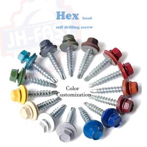 Quality OEM Customized Service Provided Advantage Hexagon Self Drilling Screw for PVC Roofing wholesale