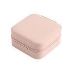 High End Portable Pink Jewelry Set Box Earrings Rings Necklaces Bracelets