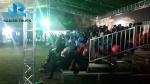 Flexible portable tribune steel temporary grandstand on grass