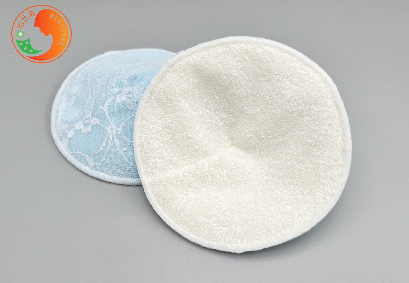 Lace Reusable Breast Pads Sensitive Skin Feminie Lacation Breathable Anti Bacterial Odor