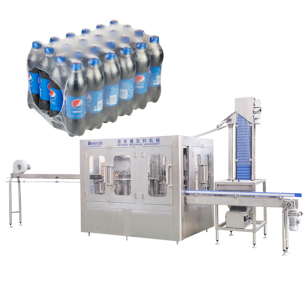 PET Bottles Automatic Labeling Machine Pneumatic Film Shrinking Machine
