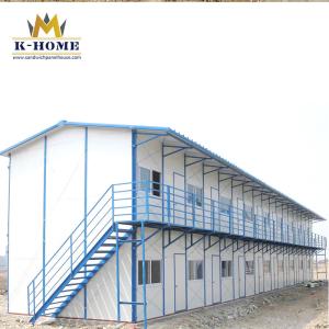 Quality Fast Building Modular Container Homes Steel Structure Double Slope Roof wholesale