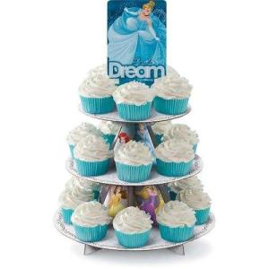 Quality Custom Made Round Cupcake Stand , Lightweight Cardboard Tiered Cake Stand wholesale