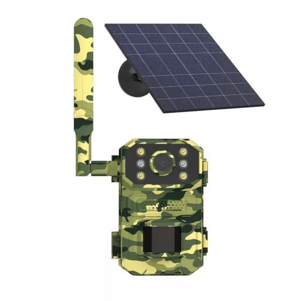 4G Solar Powered Outdoor Surveillance Camera HD Night Vision Intelligent PIR