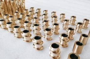 Quality Vacuum Quenching Aluminium Bronze Extruder Screw Parts Wear Resistant wholesale