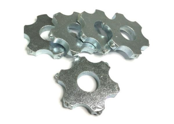 Round Cylinder 12pt Carbide Steel Scarifier Cutters Tungsten Carbide Flails