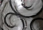 Wrought Iron Security Doors Glass Agon Filled 22*64 inch Size Shaped Wrought