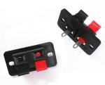 Right Angel Speaker Terminal Clip Connector 2 Positions Audio Cable Push Button