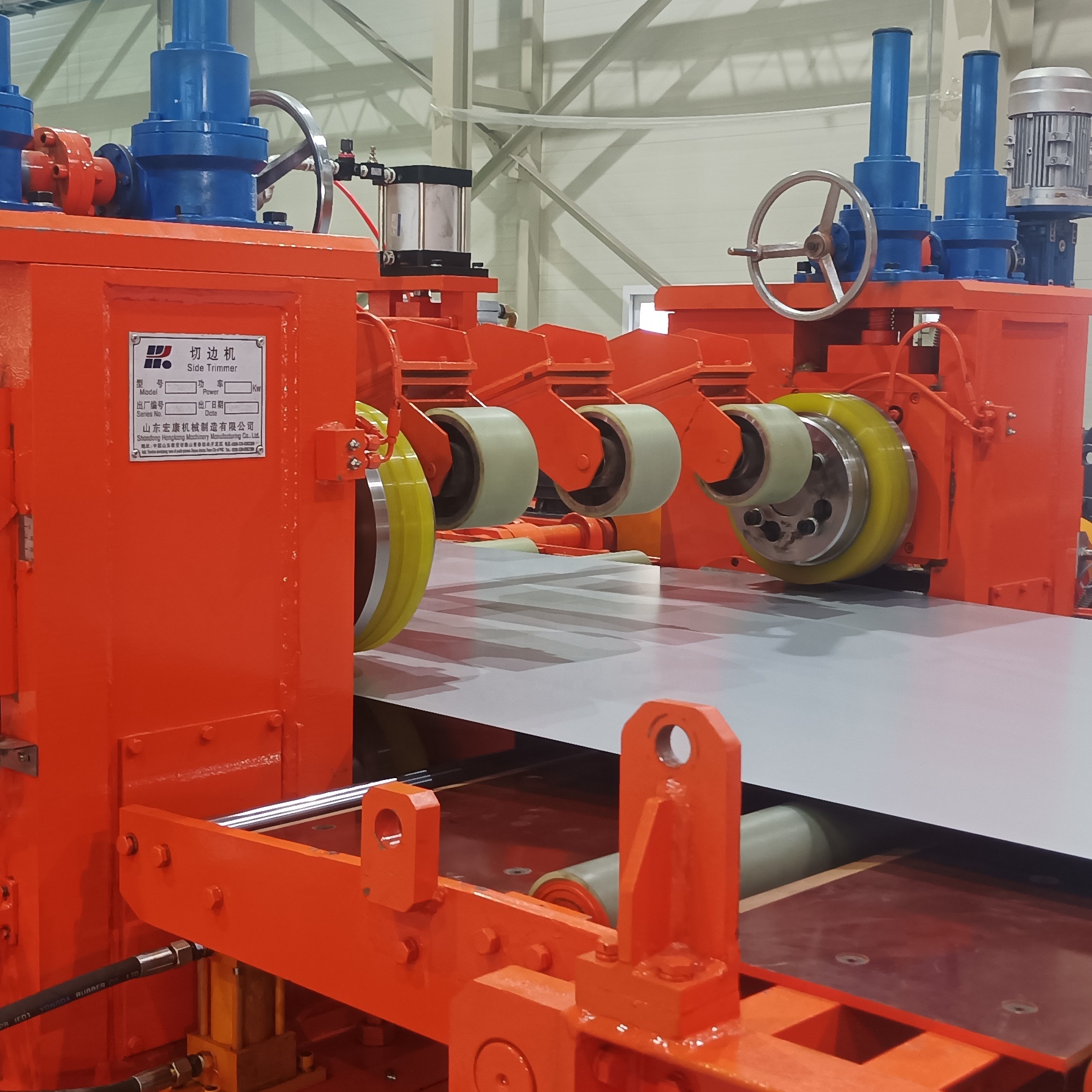 Stainless Steel Coil Uncoiling Leveling Shearing Stacking Line for 4640*1815*1910 Size