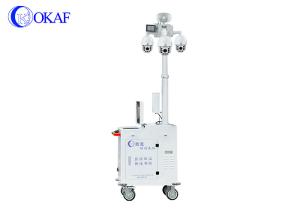 Quality WCDMA Expandable PTZ Mobile CCTV Trailer Remote Speaker DC12V wholesale