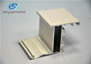 Quality White Powder Coated Aluminum Extrusions , Aluminum Door Frame Profile ISO Approval wholesale