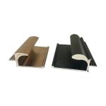 Wardrobe Closet Aluminum Profiles With Silver Bronze Surfaces