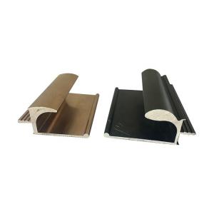 Quality Wardrobe Closet Aluminum Profiles With Silver Bronze Surfaces wholesale