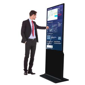 Quality 43 Inch Floor Standing Digital Signage All In One 0.248mm Pixel Pitch wholesale