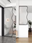 Frosted Laminated Glass Partition Office Tempered Glass Room Divider
