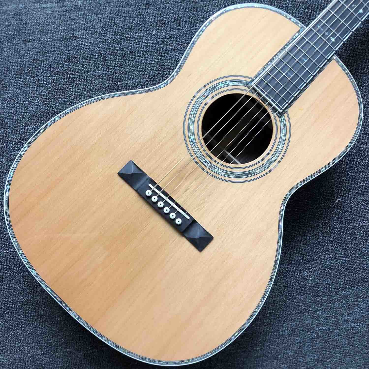 00042 acoustic guitar 000 42 acoustic electric guitar round body classic acoustic guitar solid top guitar