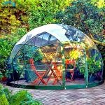 Giant Geodesic Dome Tent Camping PVC Fabric Aluminum Alloy Frame