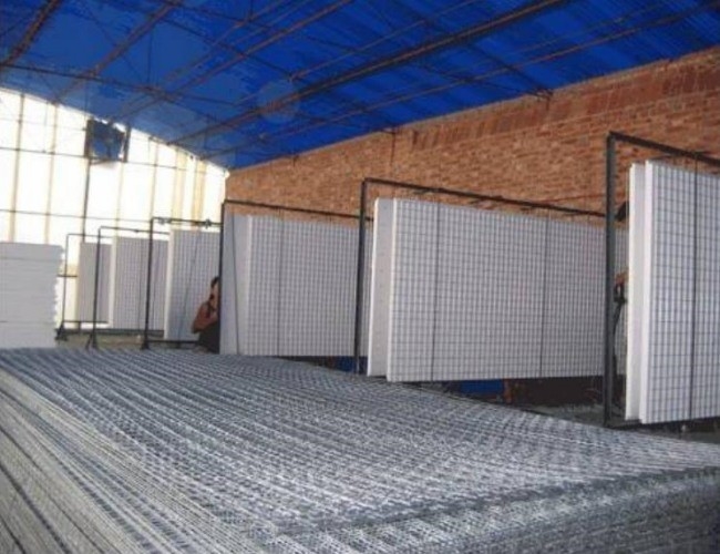 BWG14 To BWG24 4x4 Welded Wire Mesh Panels For Walls 3D EPS Panels Antirust