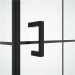 Black 6mm Tempered Glass Shower enclosures 800*800*1900mm